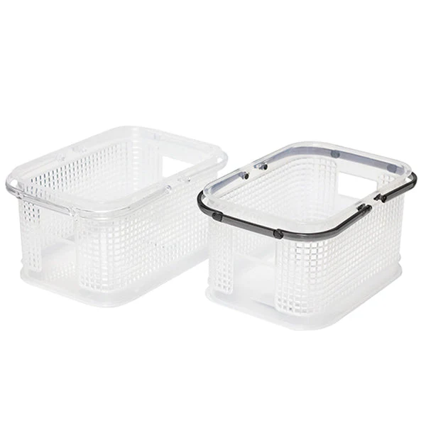 収納ボックス 収納ケース ストック収納 ハンドル付 aカラーバスケット 005 020527