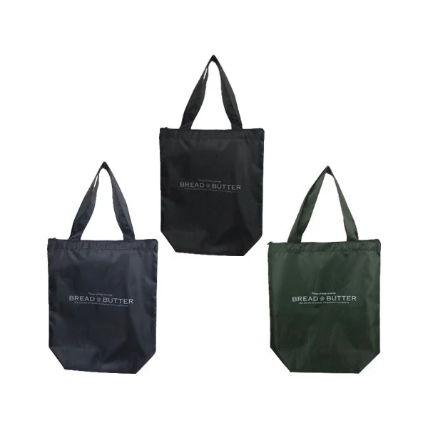 ファスナー付トートバッグ ショッピングバッグ タテ L 約35×30×11.5xm 058124