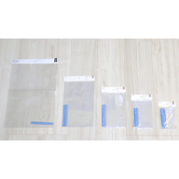 ギフトバッグ プレゼント用バッグ ラッピング袋 クリアバッグ 15P 無地 S 020366 - Image 6
