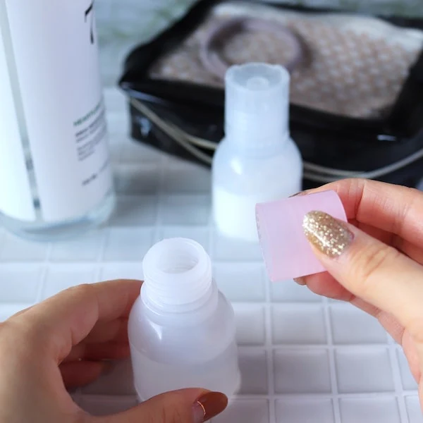 トラベルボトル 詰め替え容器ワンタッチプッシュボトル 2P 50ml 053195 - Image 12