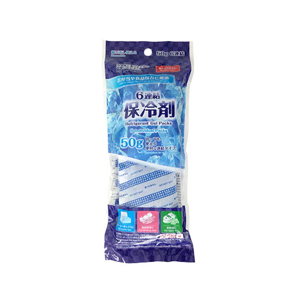 保冷剤50g 6連結 蓄冷剤　030567