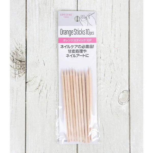 LJ オレンジスティック 甘皮処理 10本入 053588 - Image 3