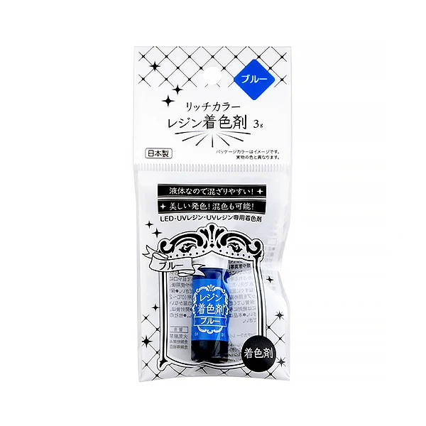 レジン液 リッチカラーレジン着色剤ブルー3g 347883